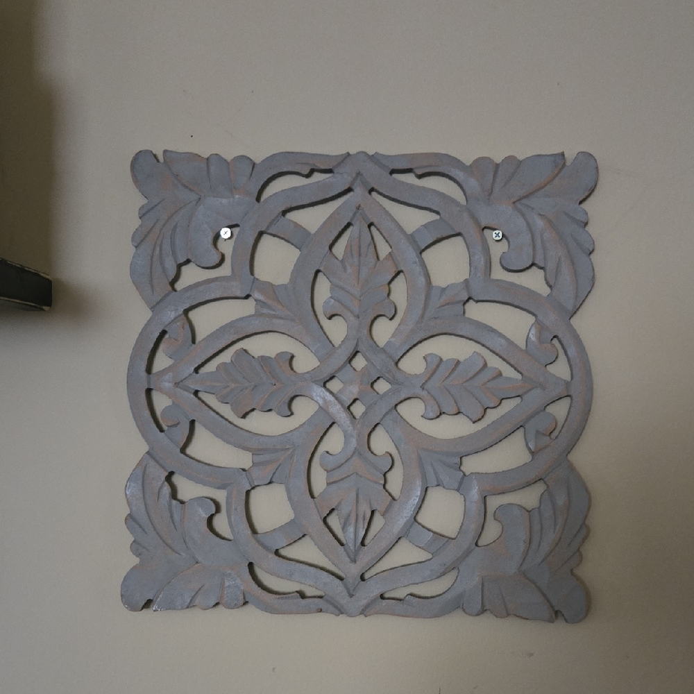 Elegant Gray Wall Decor Panel